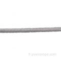 ROPE DE VIEUX AISI 304 en acier inoxydable 1x7 3,0 mm